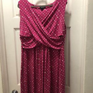 Lands End wrap-look dress